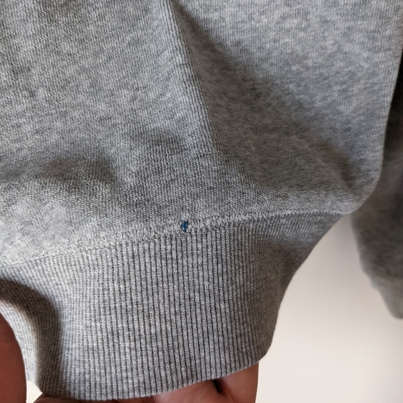 Victoria Secret Pink Grey Everyday Lounge Full-Zip Hoodie Size XS - Picture 12 of 13